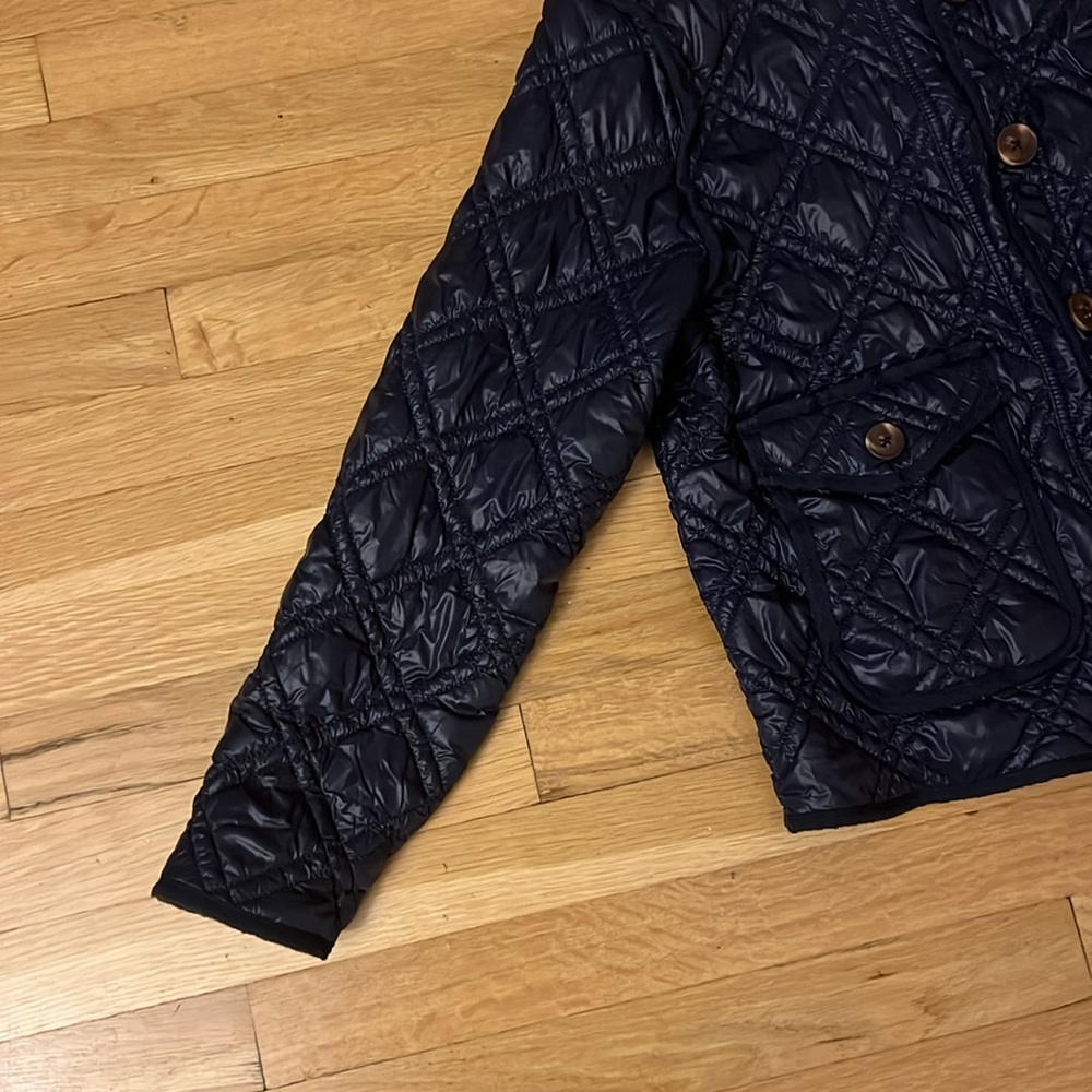 Navy Quilted Jacket Size L - Picture 4 of 7